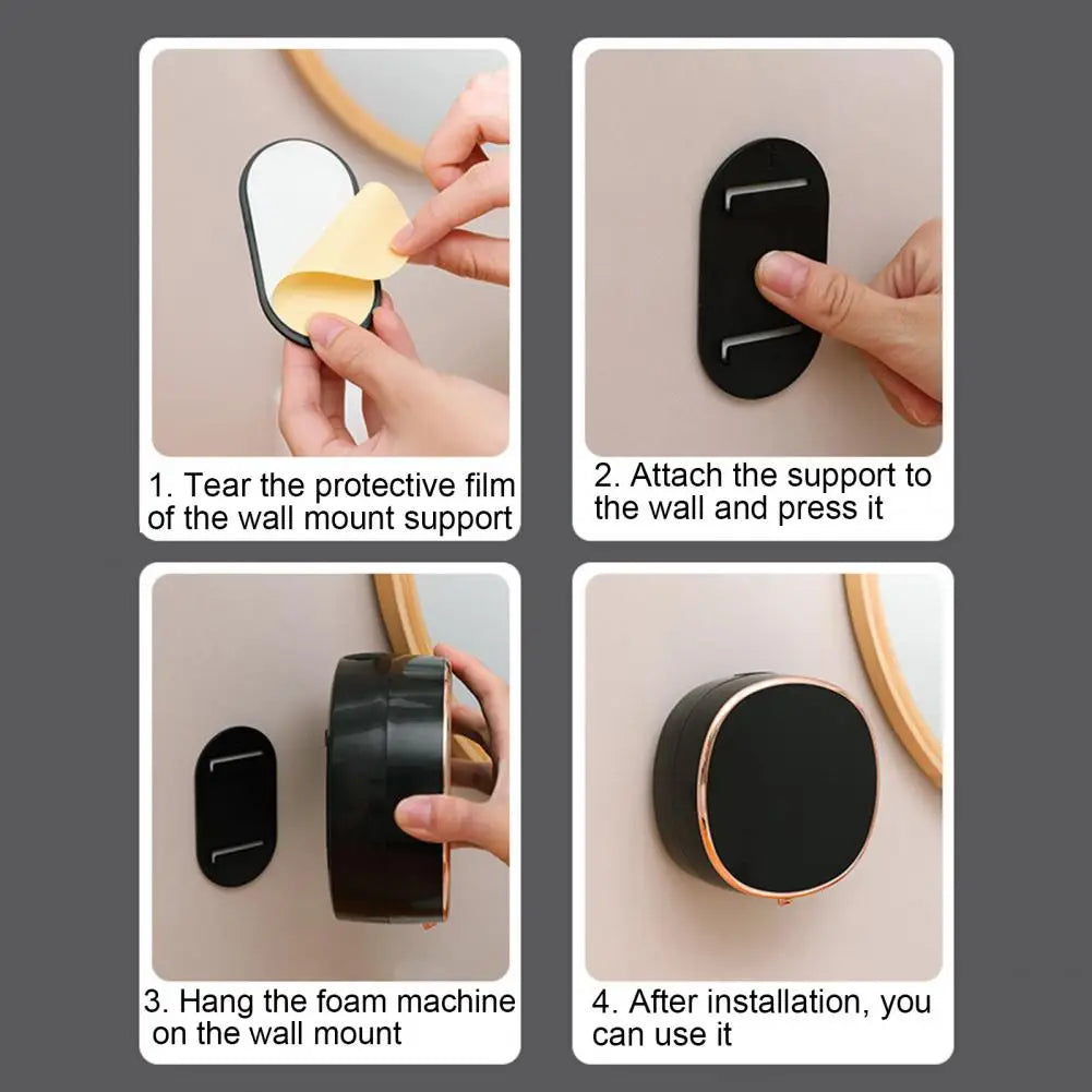 13.3*6Cm Electric Touchless Soap Dispenser Wall Mount IPX5 Rechargeable Battery Operated High-Tech Automatic Soap Dispensers